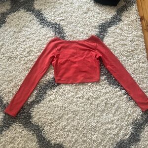 Susana Monaco red long sleeve